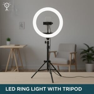 LED Ring Light with Tripod