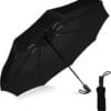 Lightweight travel umbrella with protective case