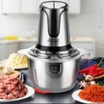 Stainless steel electric meat grinder – 2-speed design