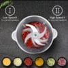 Electric grinder for meat and vegetables – compact kitchen tool