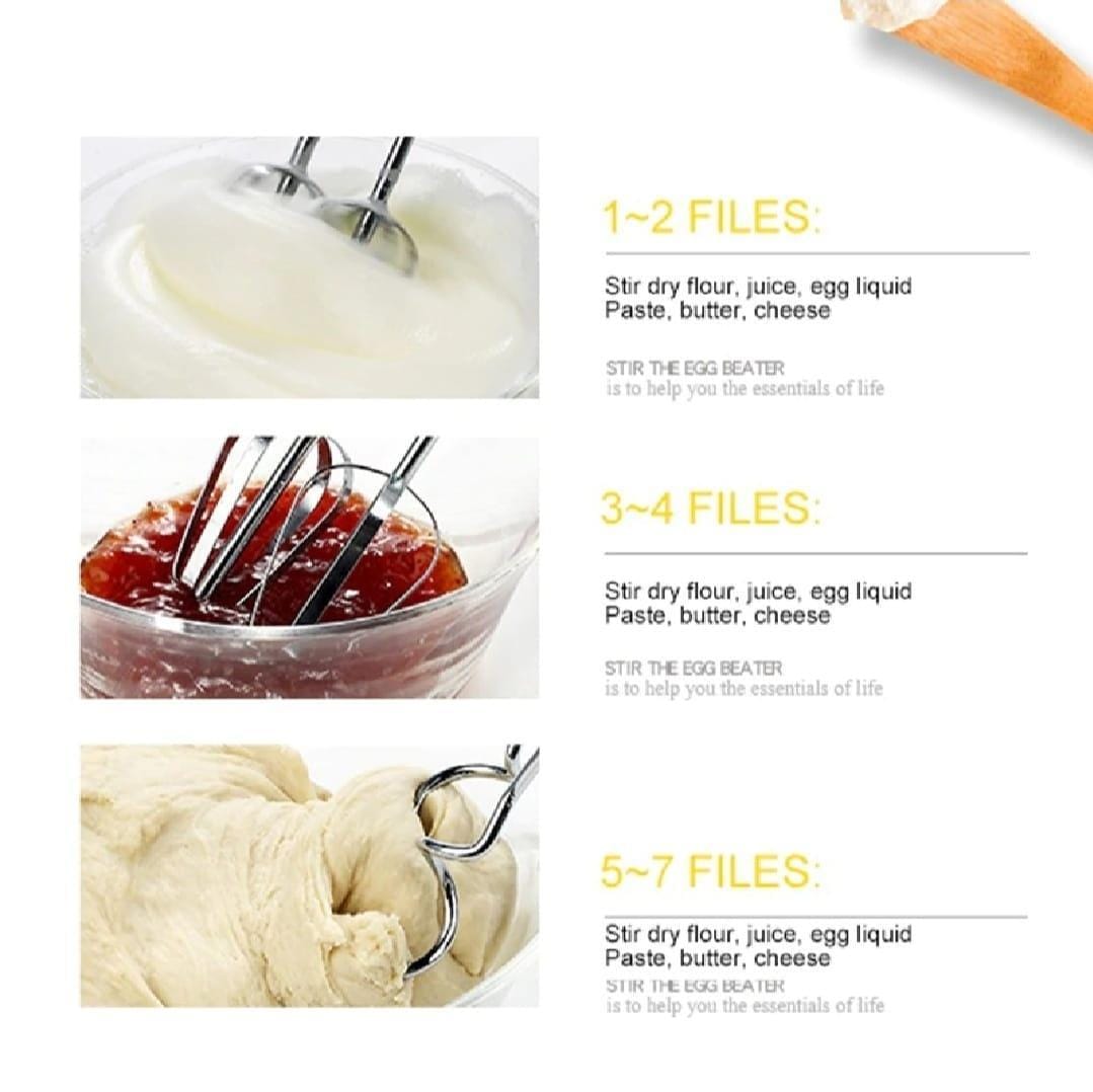 Handheld egg beater – durable and lightweight kitchen gadget features