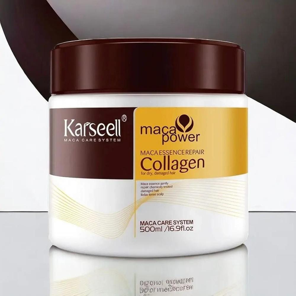 Hair collagen treatment mask – 500ml white cream