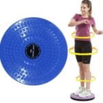 Portable adjustable tummy twister in blue