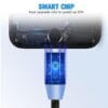 Universal charging cable with strong magnet and dust-proof design features