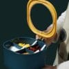 4 in 1 spice box with spoons – durable plastic organizer