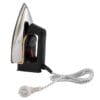 Premium non-stick black dry iron – 1000 watts with easy grip