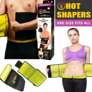 Adjustable posture corrector belt – cotton yellow design