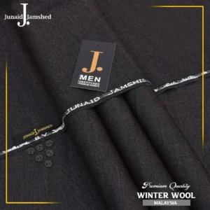 Unstitched men’s wool suit fabric – lilac color (folded)