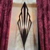 Decorative black and golden wall hanging lamp