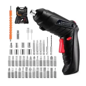 47 pcs chrome vanadium steel screwdriver set – black kit