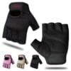 Weightlifting gloves mesh L5 – padded black workout gloves