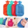 Multicolor hot water bottle for pain relief
