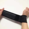 Stretch-fit cotton wristbands for running and fitness