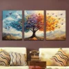 Decorative tree pattern wall frames for living room and bedroom