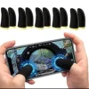 Black cotton thumb sleeve pack of 6 for mobile gaming