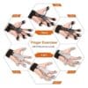 Finger strength trainer for grip and flexibility