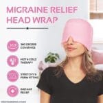 Cotton headache relief patch – multicolor design