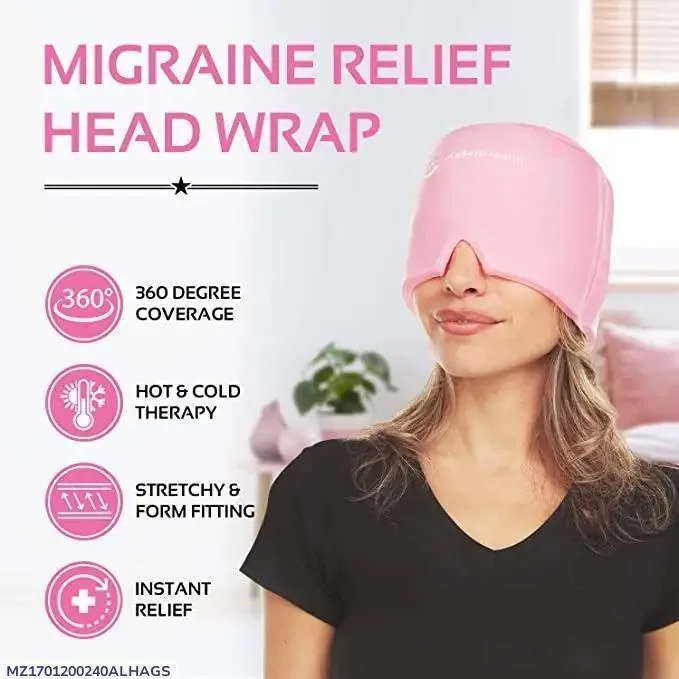 Cotton headache relief patch – multicolor design