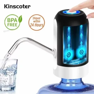 Portable rechargeable electric water pump – multicolor design