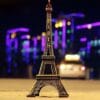 Mini Eiffel Tower metal monument – 4-inch decorative sculpture