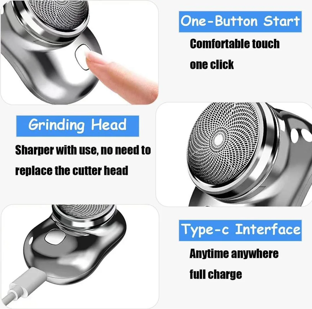 Unisex travel-friendly shaver – wet and dry use- description