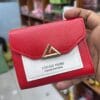 red leather wallets