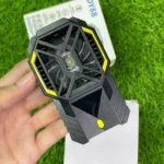 Black mobile phone cooling radiator for gaming