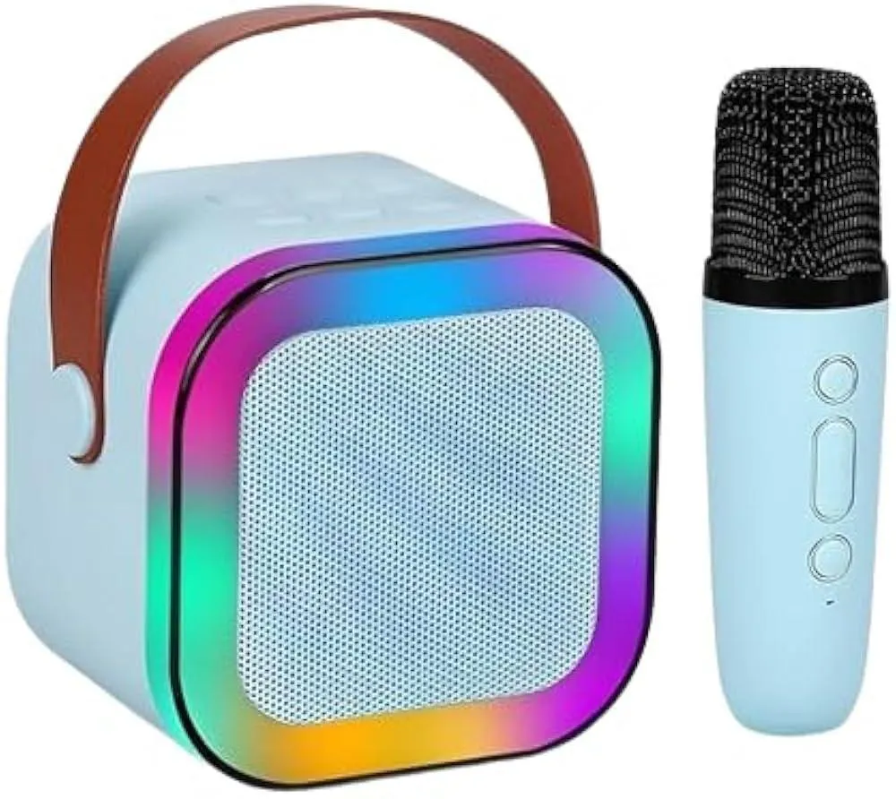 Portable pink wireless speaker with modern design