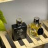 Unisex perfume with cedarwood, floral, and oud fragrance