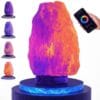 Natural salt lamp for relaxation, bedroom, and meditation décor multicolors