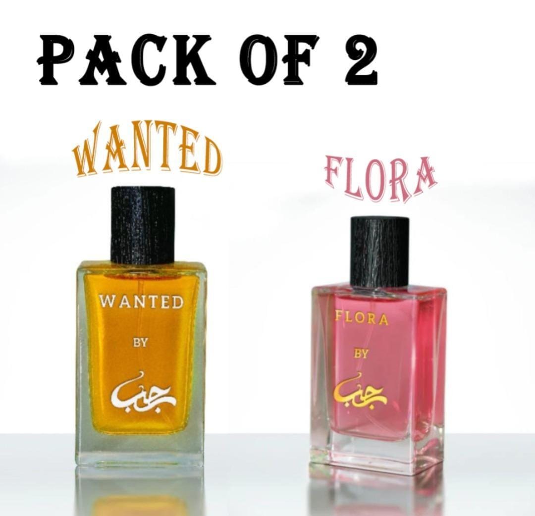 Floral citrus spicy perfume for men – 2 pcs 50ml bottles