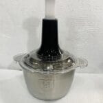 Multifunctional vegetable chopper and slicer – stainless steel bowl