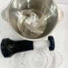 ABS plastic and stainless steel chopper – compact food prep tool