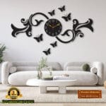 Classy Bell wall clock – oversized modern MDF design