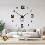 Beautiful wood 1551 digital wall clock – laminated chipboard design
