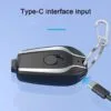 Portable 500mAh Type-C keychain power bank – mini charger