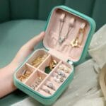 Sealed moisture proof jewelry storage box front view