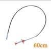 Stainless steel drain clog remover wire – 60 cm