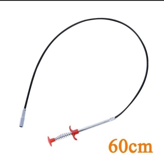 Stainless steel drain clog remover wire – 60 cm