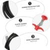 Multipurpose sink and toilet cleaning tool