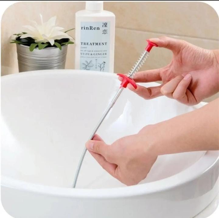 Eco-friendly reusable drain unclog tool
