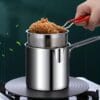 Stainless steel strainer pot set – 2 pcs silver