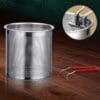 2 pcs silver strainer pots – modern kitchen essentials-stainer