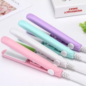 Mini hair straightener – lightweight portable multicolor design
