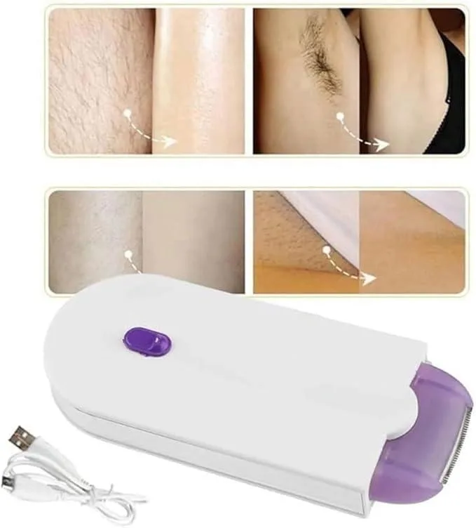 Cordless rechargeable women’s shaver – pop-up trimmer- underarms