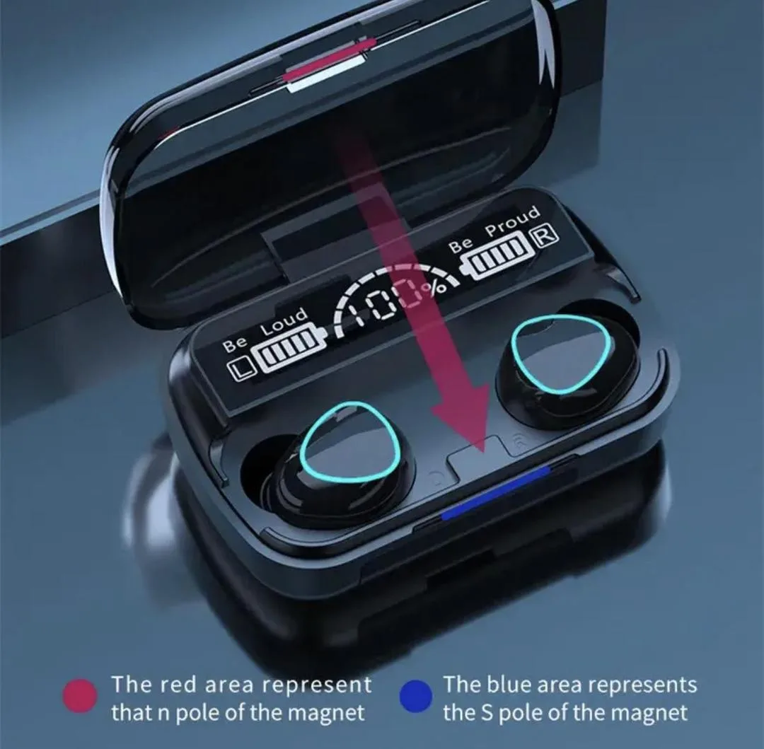 Bluetooth 5.1 earbuds with smart touch controls