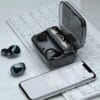 Compact earbuds with charging case – 800 mAh