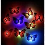 LED butterfly night light set of 6 color-changing lamps