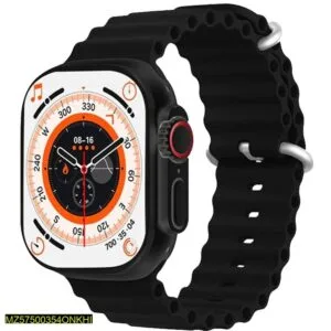 T800 Ultra Smart Watch Series 8 – black rubber strap