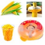 Corn cutter tool – one-step kerneler in orange